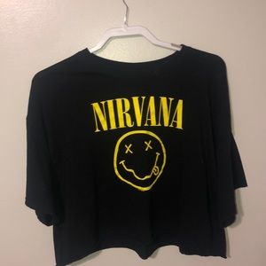 Nirvana Crop Tee